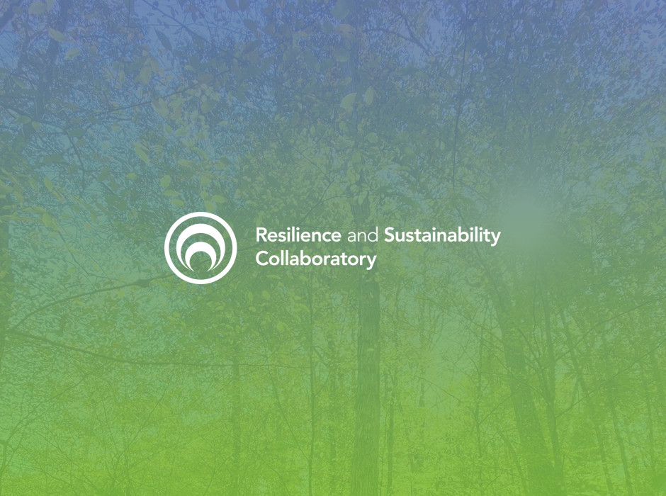 Resilience and Sustainability Collaboratory Identity Display