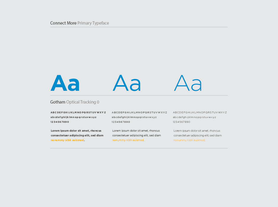 Connect More Logo Typography