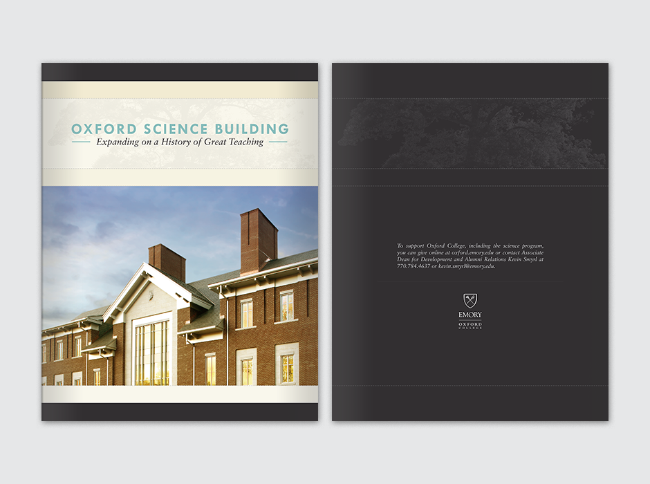 Oxford Science Building Booklet Cover
