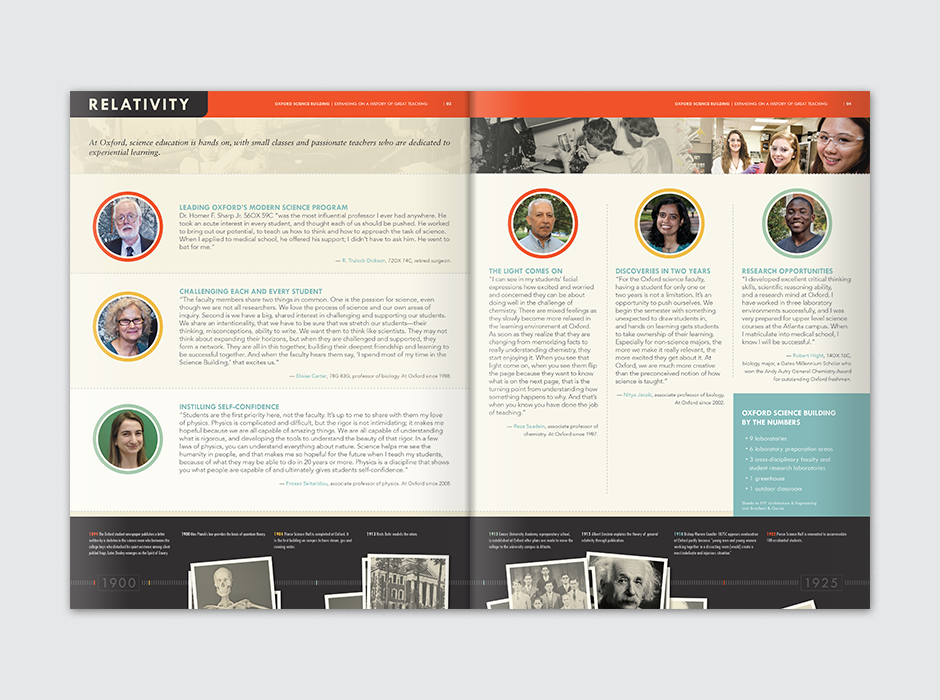 Oxford Science Building Booklet Spread