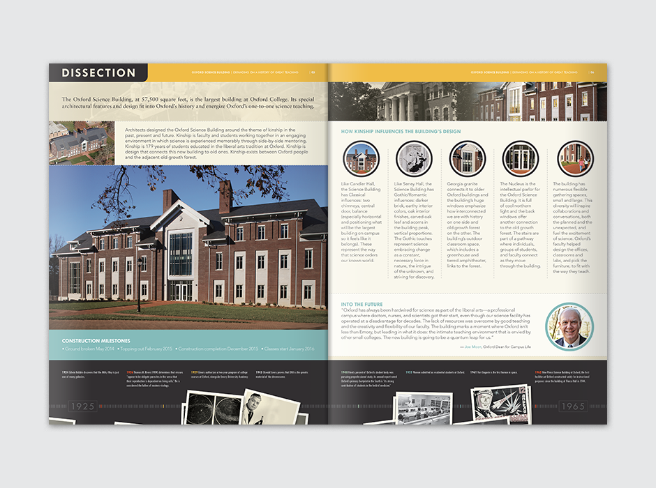Oxford Science Building Booklet Spread