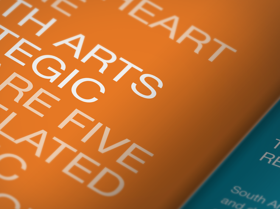 SouthArts Strategic Plan Brochure Display