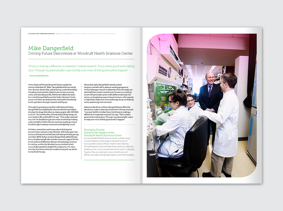 1836 Society Annual Report Spread